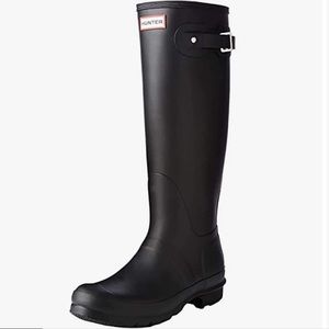 Hunter Original Tall Rain Boot in Matte Black